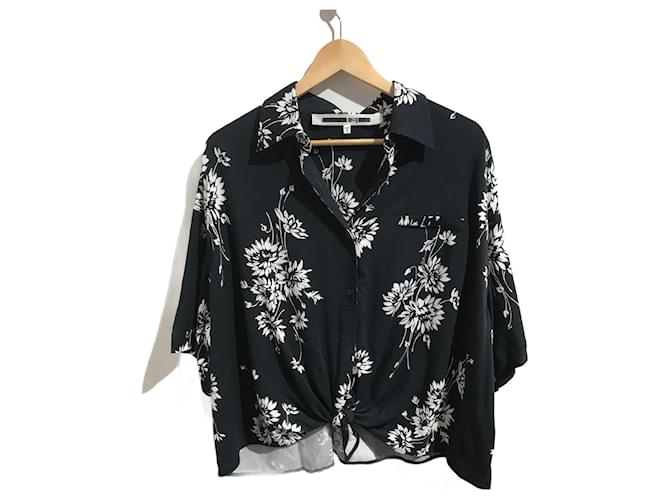 ALEXANDER MCQUEEN Top T.Internazionale L Viscosa Nero