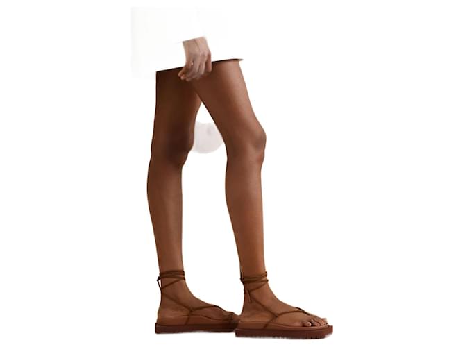 Sandali ATTICO T.EU 38 Pelle Cammello