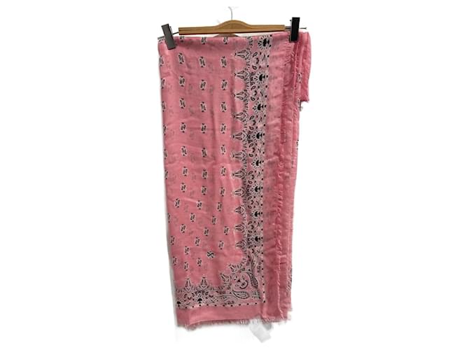 Sciarpe SAINT LAURENT T. Sintetico Rosa