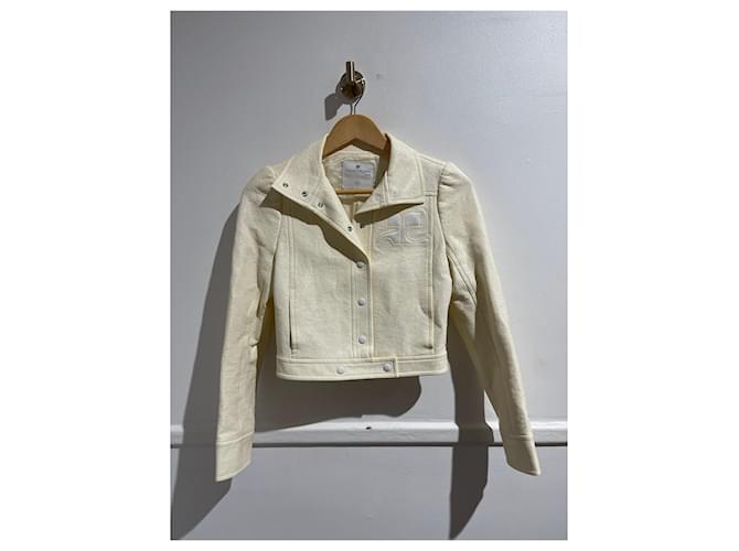 Giacche COURREGES T.International XS Sintetico Crudo