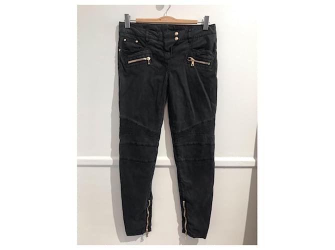 Jeans BALMAIN T.FR 42 Cotone Nero