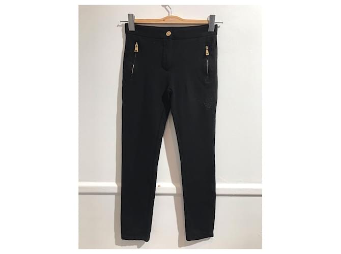 Pantaloni ROBERTO CAVALLI T.International XS Viscosa Nero