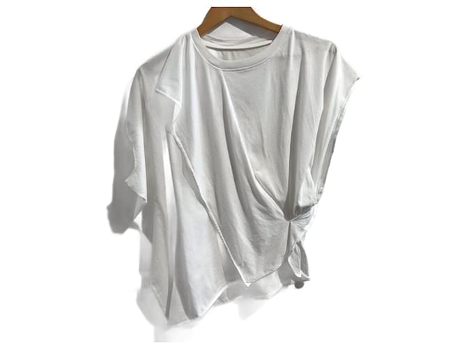MAISON MARTIN MARGIELA Top T.International XS Cotone Bianco