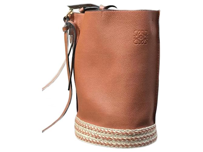 Borse LOEWE T. Pelle Cammello