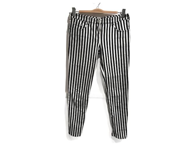 Jeans BALMAIN T.FR 40 Cotone Nero