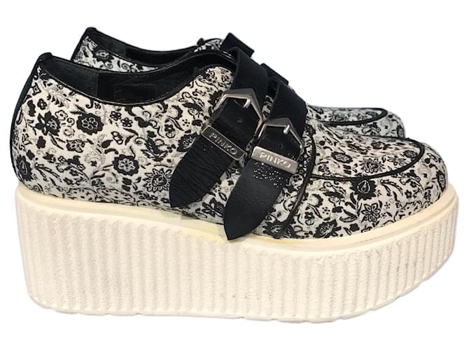 Tacchi PINKO T.EU 36 Tessuto Bianco