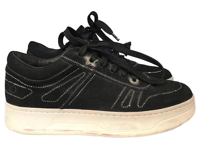 Sneakers JIMMY CHOO T.EU 37.5 Camoscio Nero