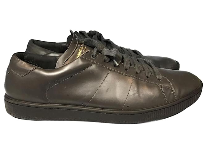 Sneakers SAINT LAURENT T.EU 43 Pelle Grigio