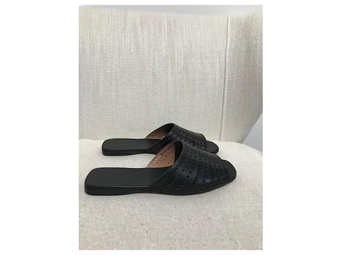 Alaïa Sandali ALAIA T.EU 35 Pelle Nero