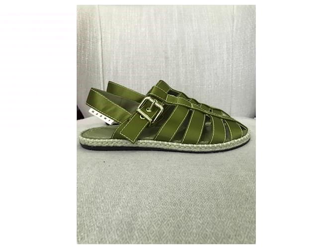 Sandali MARNI T.EU 38 Tessuto Rosso