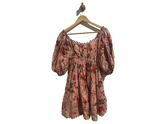 Abito ZIMMERMANN T.International XS Lino Rosa