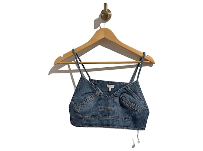 LOEWE Top T.FR 36 Denim - Jeans Blu
