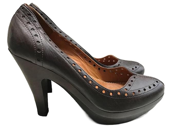 Tacchi LANVIN T.EU 40 Pelle Marrone