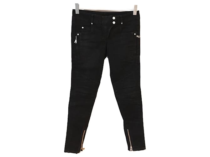 Jeans BALMAIN T.FR 38 Cotone Nero