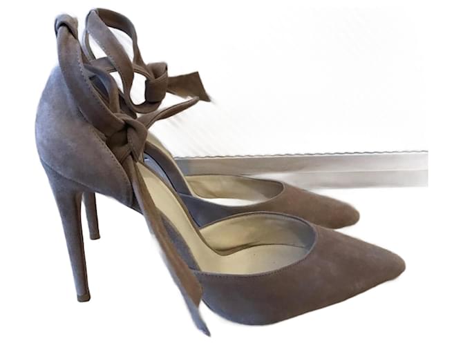 ALEXANDRE BIRMAN Tacchi T.EU 39.5 Camoscio Beige