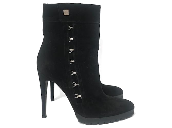 Stivaletti VERSACE T.EU 36 Camoscio Nero