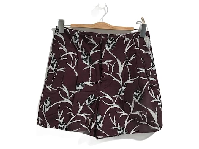 MARNI Shorts T.International S Cotone Bordò