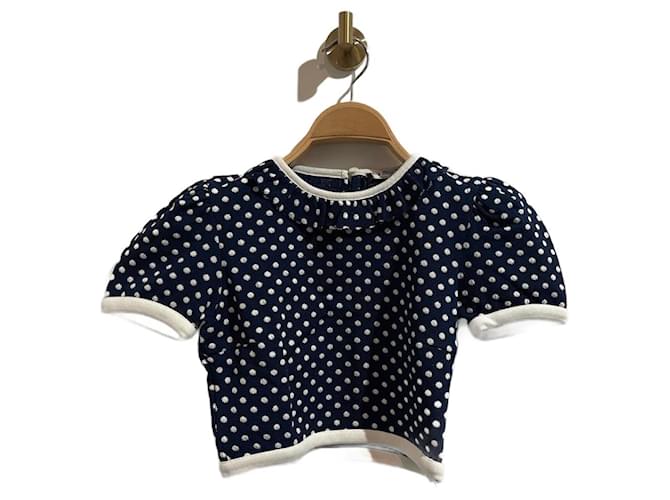 MIU MIU Top T.Internazionale XS Sintetico Blu