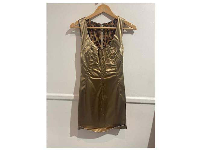 DOLCE & GABBANA Abiti T.International XS Sintetico D'oro