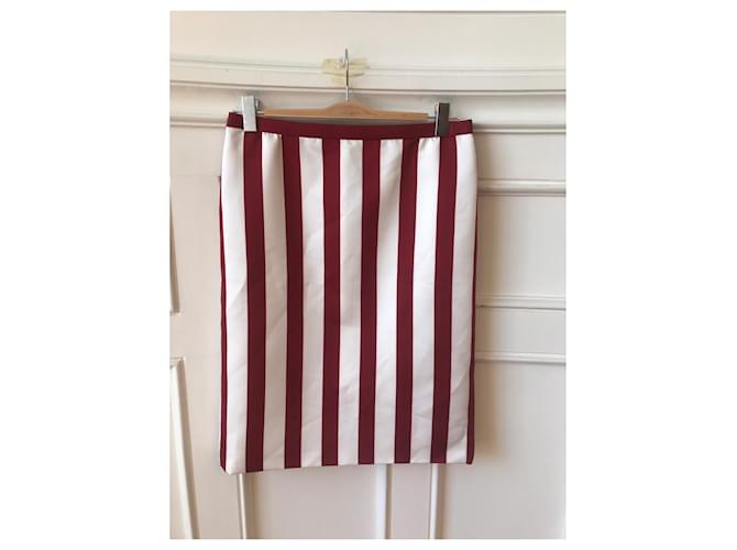 Gonne MARC JACOBS T.FR 38 Poliestere Rosso