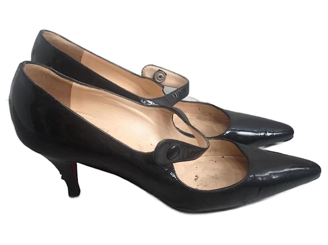 CHRISTIAN LOUBOUTIN Tacchi T.EU 36 Pelle Nero