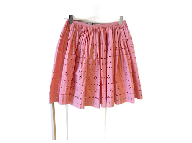 Gonne MOSCHINO T.FR 36 Cotone Rosa