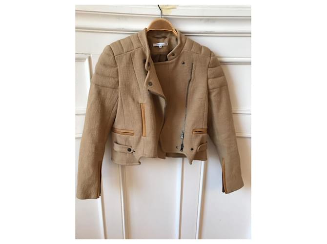 Giacche CARVEN T.International S Cotone Beige