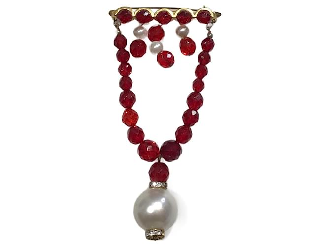 Spille e fermagli VERSACE T. Metallo Rosso