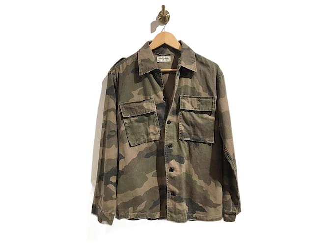 Giacca SAINT LAURENT T.International S Cotone Cachi