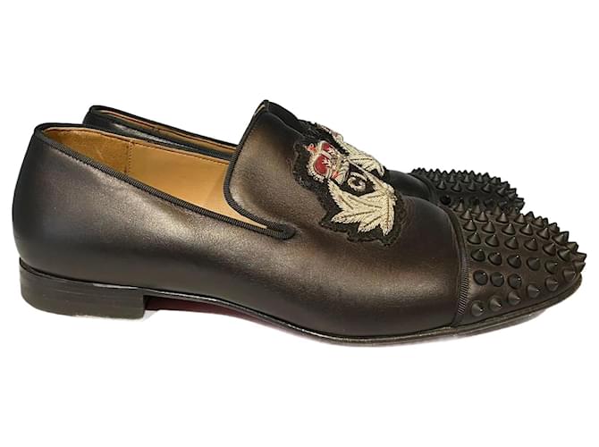 CHRISTIAN LOUBOUTIN Ballerine T.EU 40.5 Pelle Nero