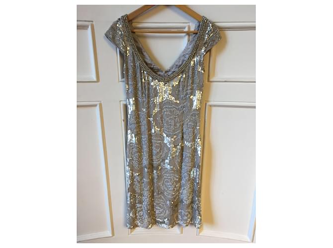 Abiti JENNY PACKHAM T.FR 38 Sintetico Argento