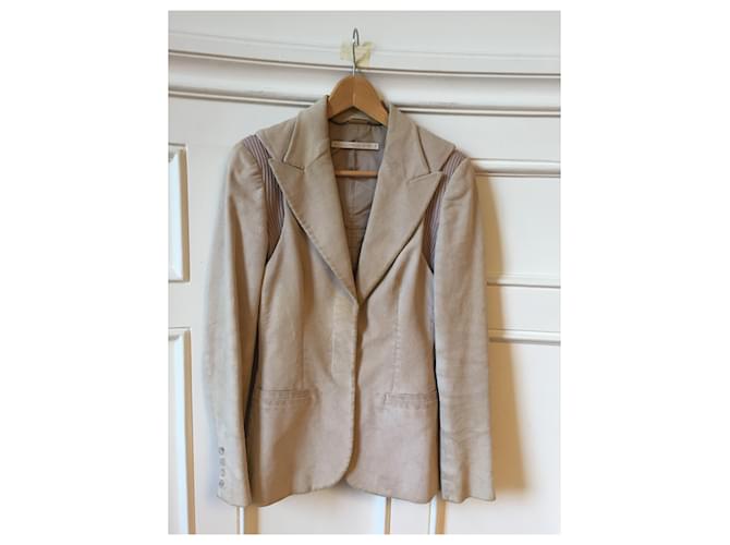 Stella Mc Cartney STELLA MCCARTNEY Giacche T.International S Velluto Beige