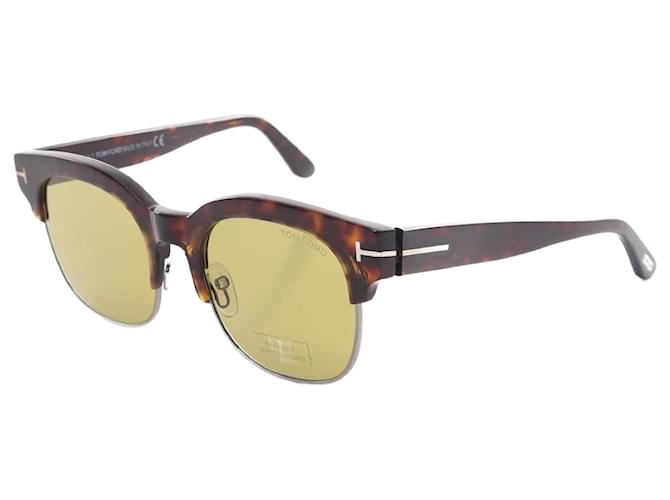 Occhiali da sole in plastica Tom Ford marroni 0597 52N Marrone