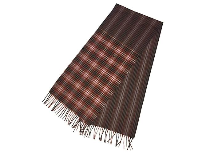 Stola in cashmere Louis Vuitton Marrone Rosso