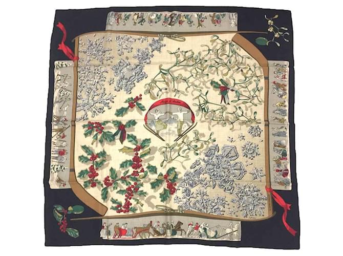 Sciarpa in cashmere e seta Hermès Nero Crudo