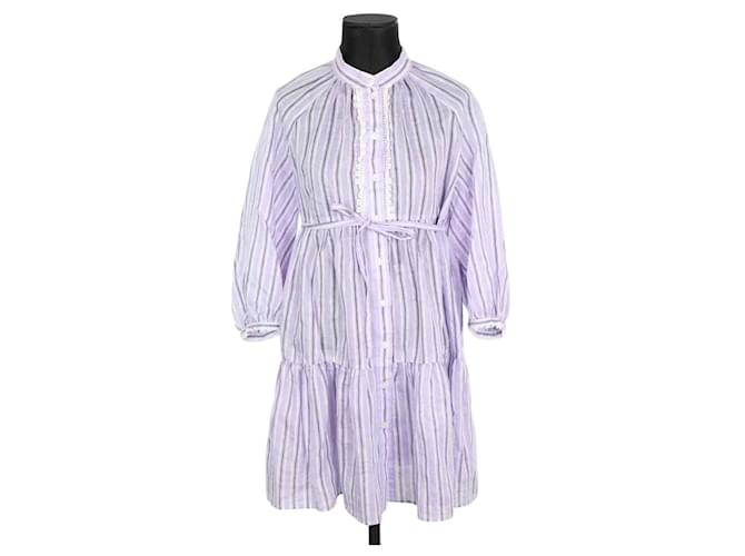 Sandro Abito in lino Porpora