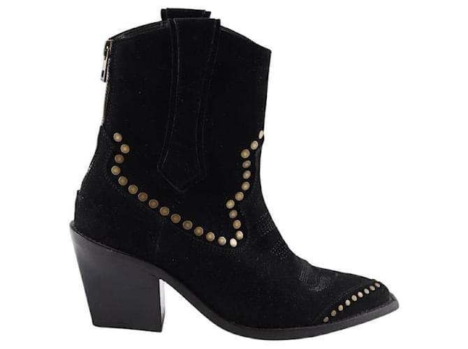 Zadig & Voltaire Stivali in suede Cara Nero
