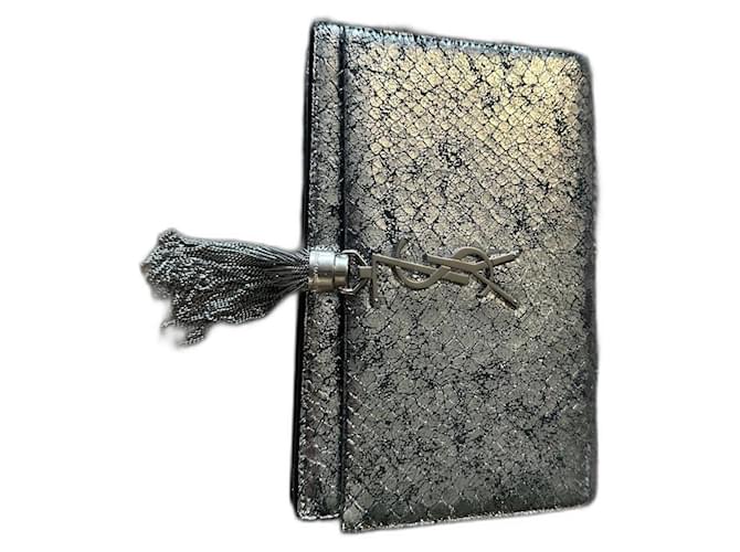 Kate Monogramme Saint Laurent Borse Argento