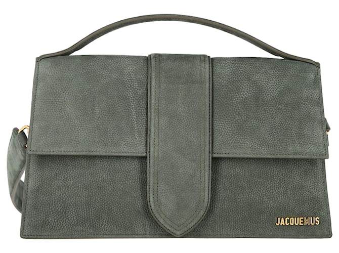 Borsa Le Grand Bambino La Montagne di Jacquemus in pelle verde