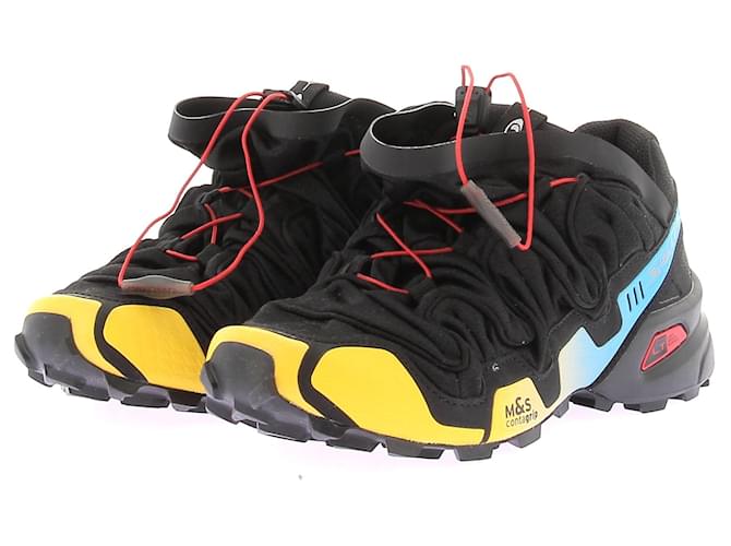 Yves Salomon SALOMON Sneakers T.EU 38 Pelle Nero