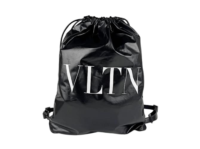 Zaino in pelle nera Valentino Garavani Nero