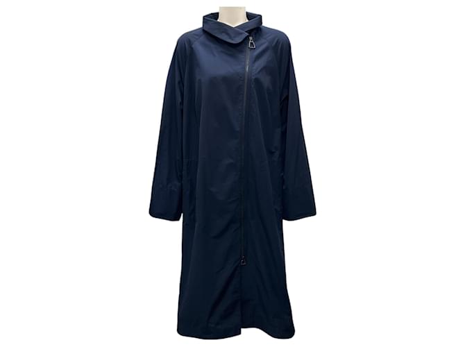 Cappotto Trench Heidi Blu Navy Akris