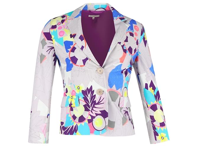 Blazer stampato Etro in cotone multicolore