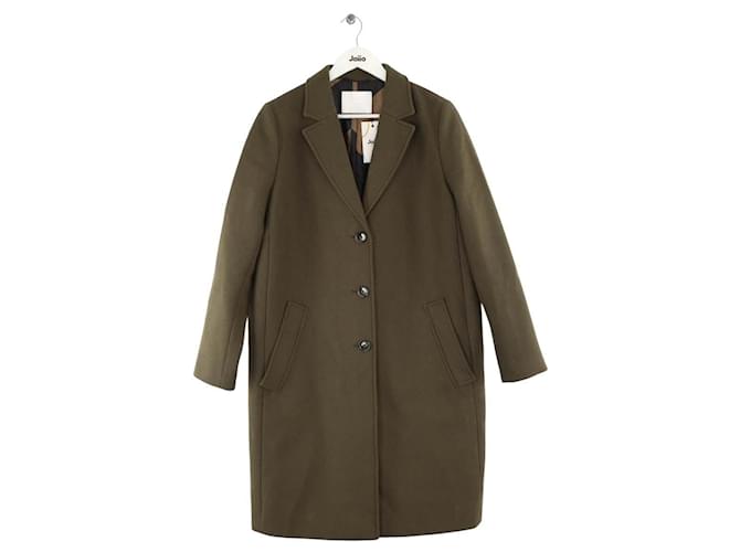 Hugo Boss Cappotto di lana Cachi