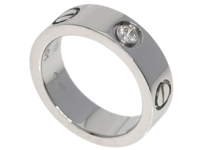 Anello Love Cartier in Platino con Diamante