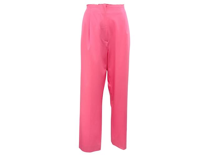 Maison Martin Margiela Pantaloni su misura con orlo grezzo MM6 Rosa 2021 di Maison Margiela