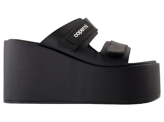 Sandali a cuneo Patch - Coperni - Sintetico - Nero