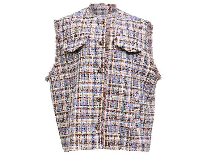 Gilet Toba Ba&Sh in tweed multicolore