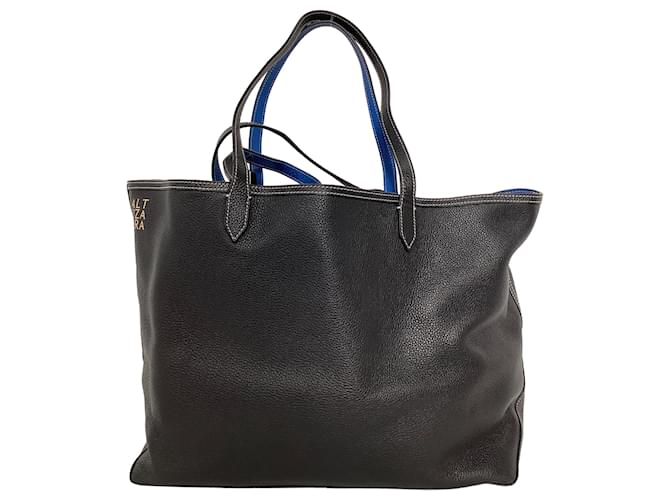 Borsa tote reversibile testurizzata Altuzarra Duo Large in pelle nera Nero