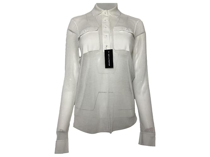 Camicia con tasca Tom Ford in cotone bianco